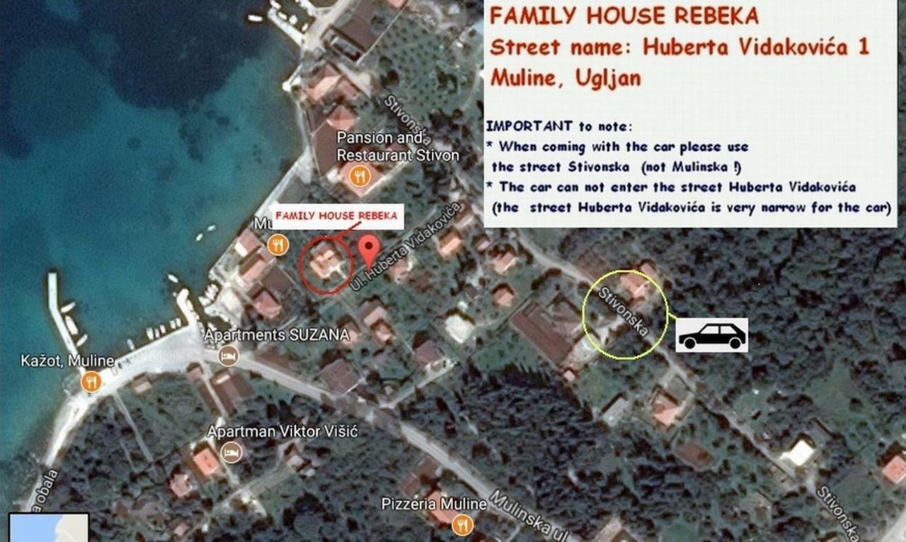 Family House Rebeka Apartment Ugljan Bagian luar foto